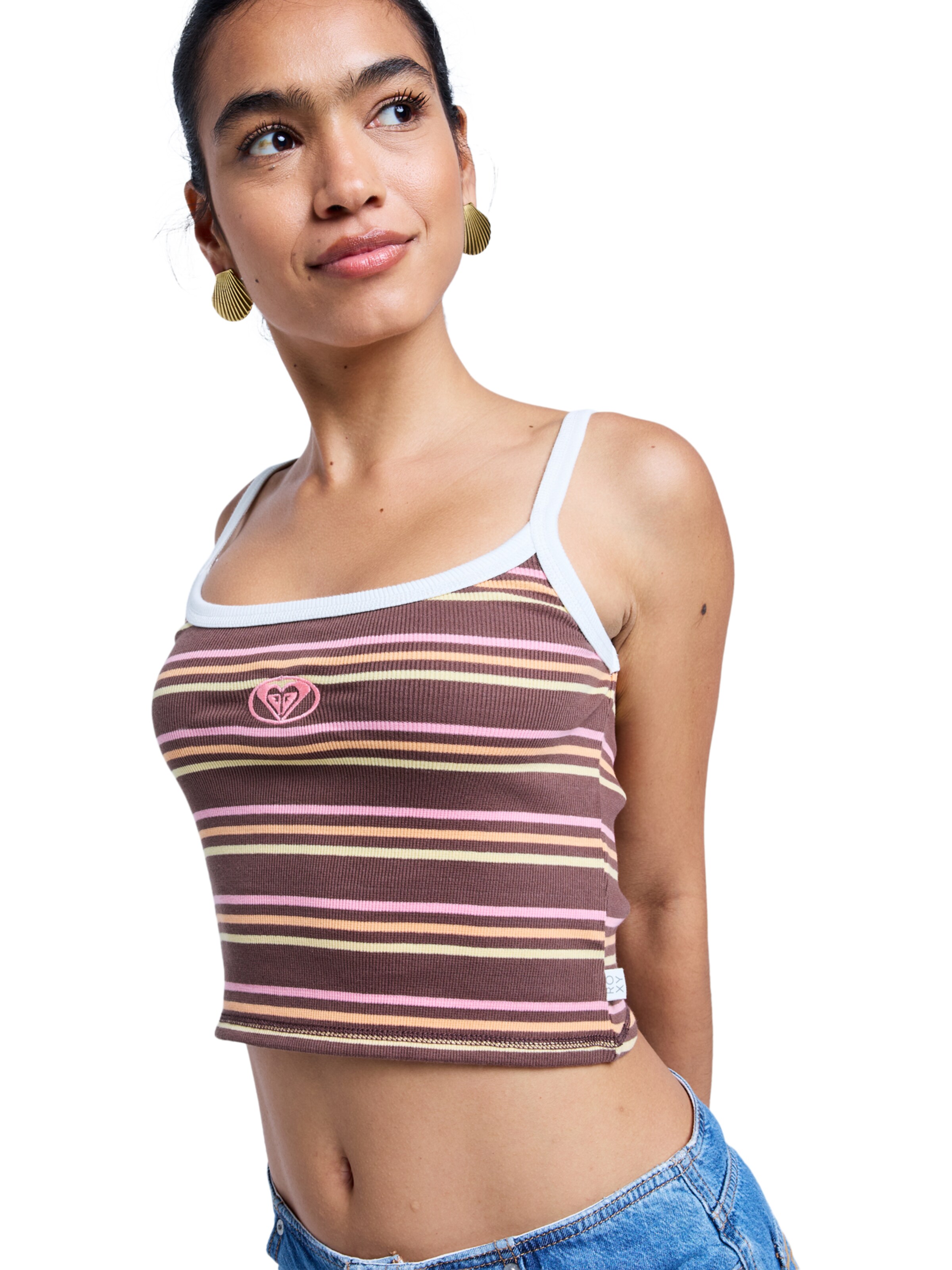 ROXY Top 'Whatever Forever' in Brown: front