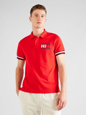 TOMMY HILFIGER Shirt 'New York' in Rood: voorkant