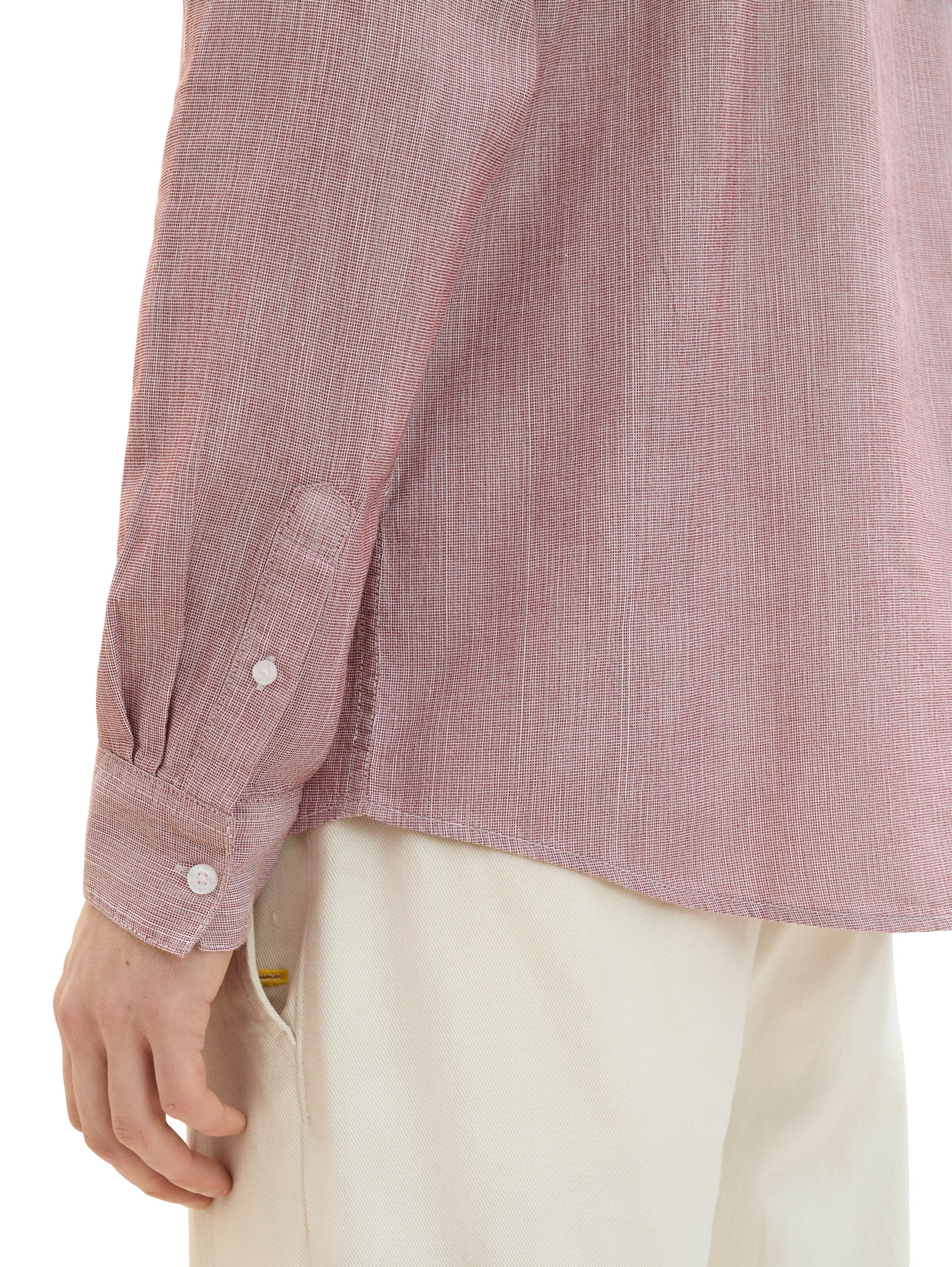 TOM TAILOR Regular Fit Hemd in Pink