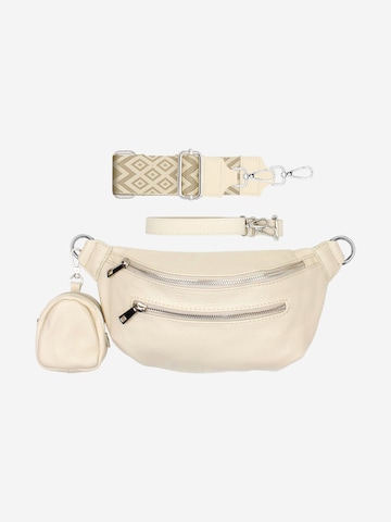 SevaBags Crossbody Bag in Beige: front