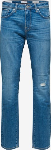 SELECTED HOMME Regular Jeans 'Leon' in Blauw: voorkant