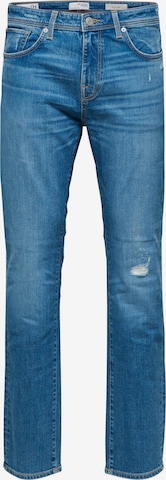 SELECTED HOMME Regular Jeans 'Leon' i blå: forside