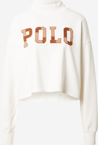 Polo Ralph Lauren Sweatshirt in White: front