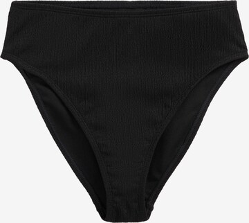 Slip costum de baie de la WE Fashion pe negru: față