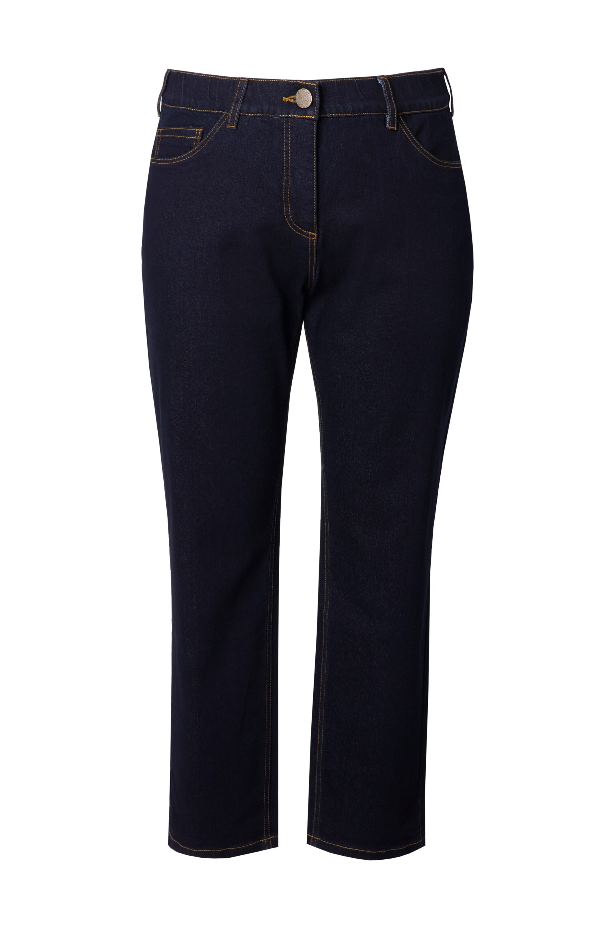 Ulla Popken Jeans in Blauw: voorkant