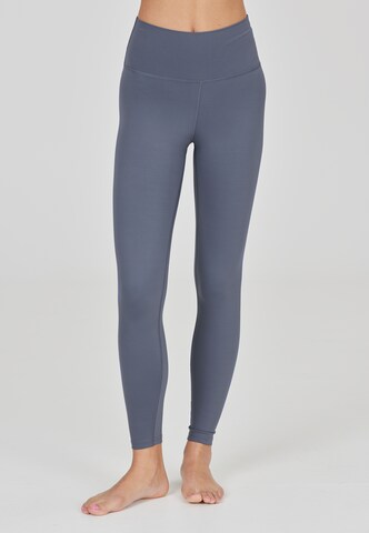 Coupe slim Pantalon de sport 'FRANZ' Athlecia en bleu : devant