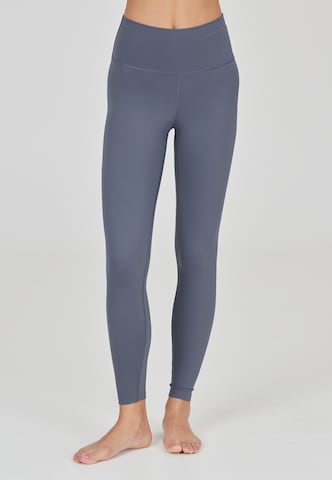 Athlecia Slim fit Workout Pants 'FRANZ' in Blue: front