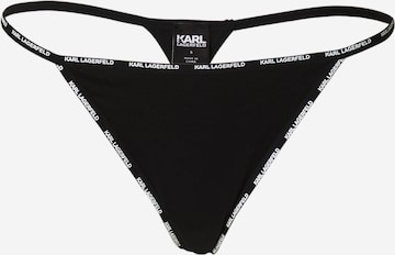 Karl Lagerfeld Thong in Black: front