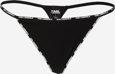 Tanga Karl Lagerfeld pe negru / alb, Vizualizare produs