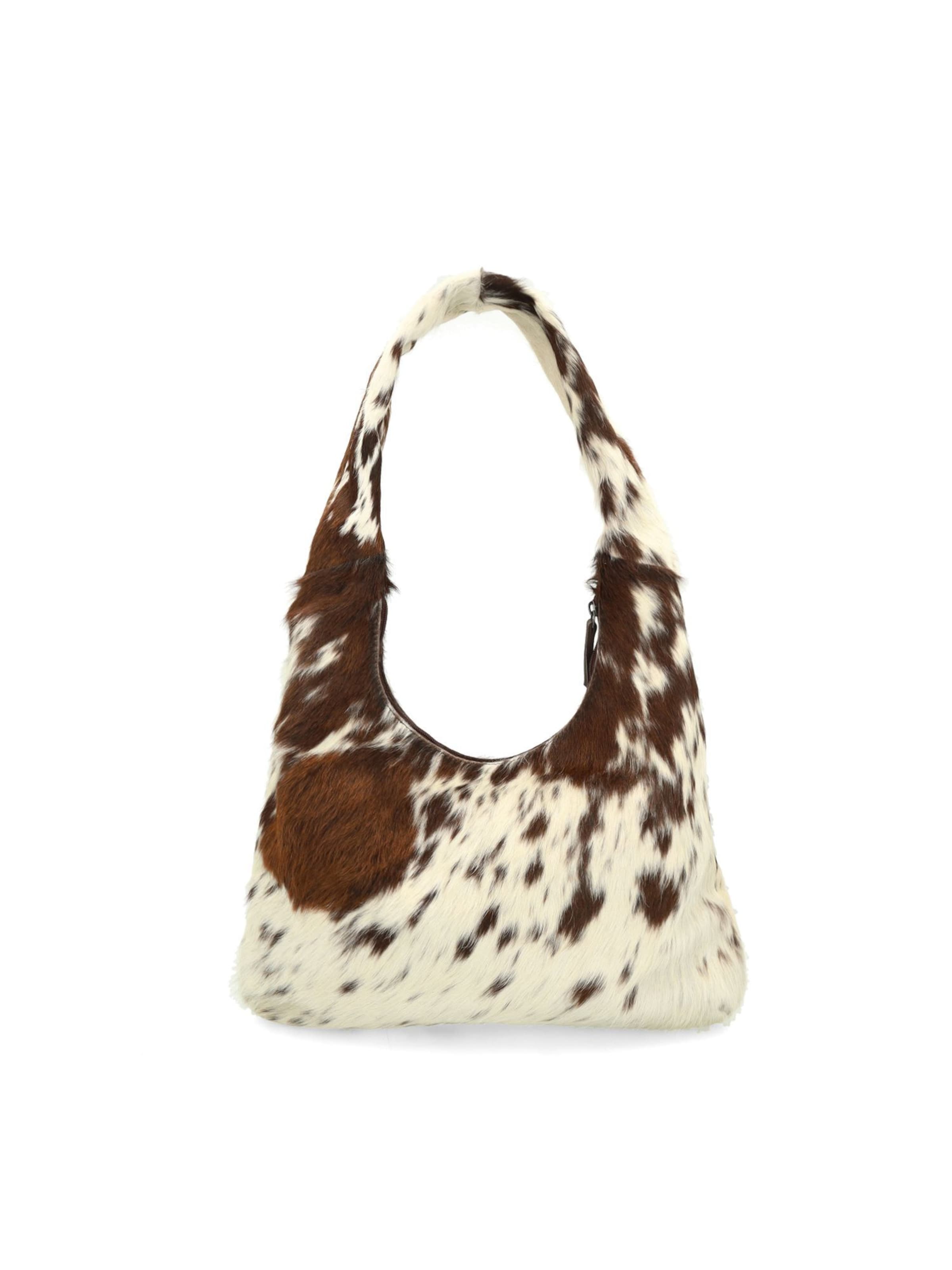 MANFIELD Umhängetasche in Weiß: Vorderseite