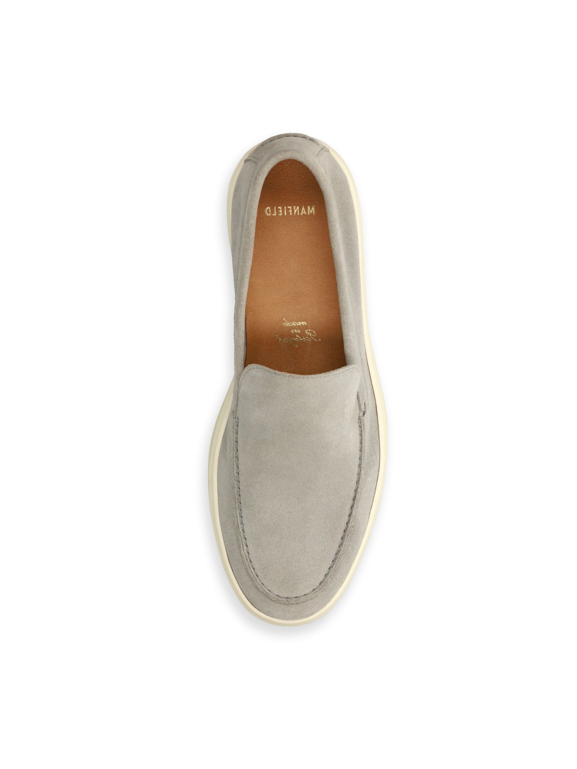 MANFIELD Classic Flats in Grey