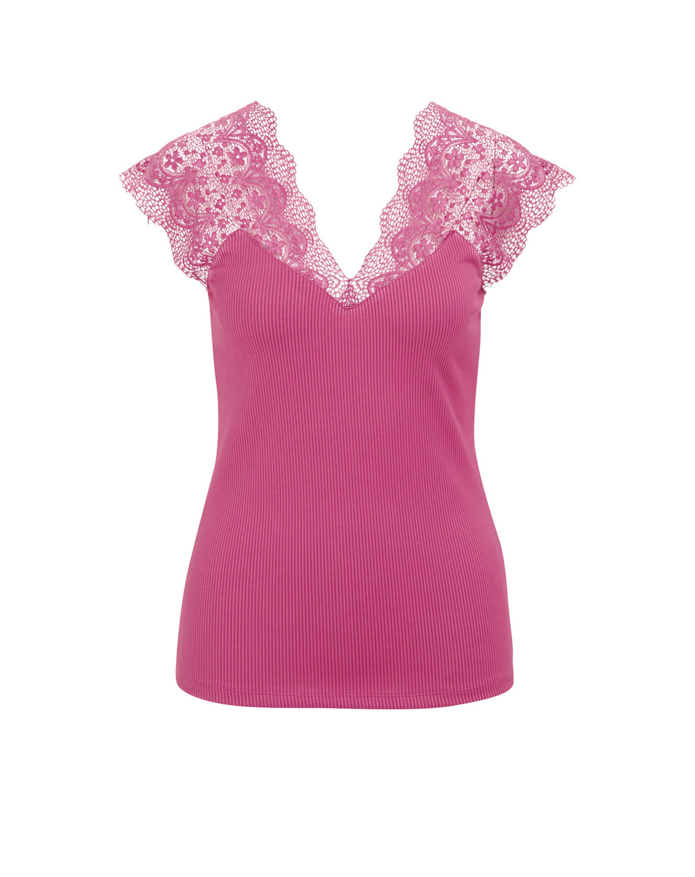 WE Fashion Top - lila: elől