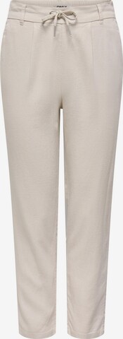 ONLY Trousers 'ONLCaro Poptrash' in Beige: front