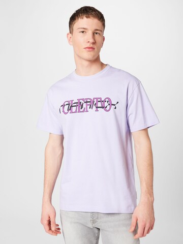 Cleptomanicx Shirt 'New Dimension' in Purple: front