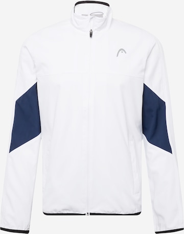 Veste de sport 'CLUB 22' HEAD en blanc : devant