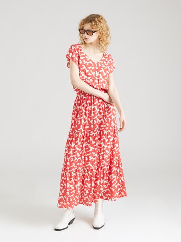 Sublevel Jurk in Rood: voorkant