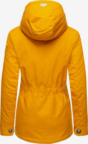 Ragwear Winter jacket 'Monade' in Yellow