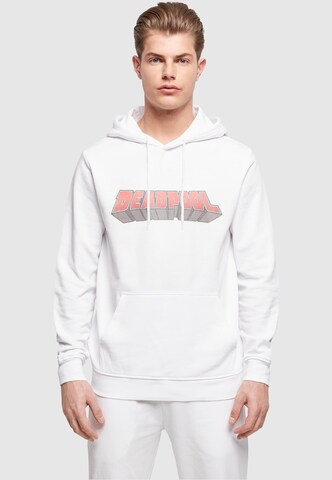 ABSOLUTE CULT Sweatshirt 'Deadpool' in White: front