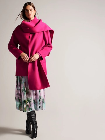 Ted Baker - Abrigo de entretiempo 'Skylorr' en rosa