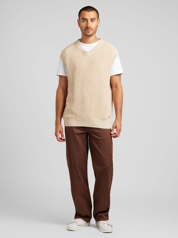Brixton Loosefit Chino kalhoty 'CHOICE' – hnědá