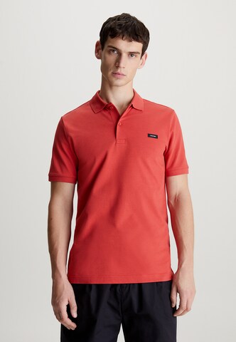 Calvin Klein Poloshirt in Rot: Vorderseite