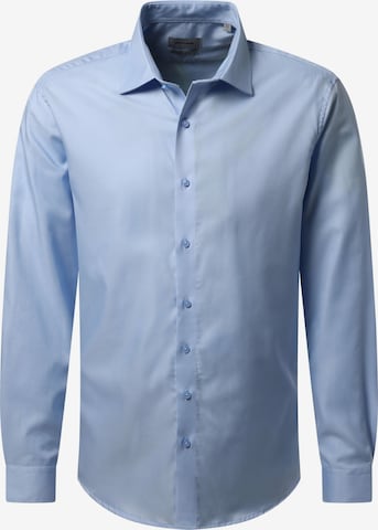 Chemise PIERRE CARDIN en bleu : devant