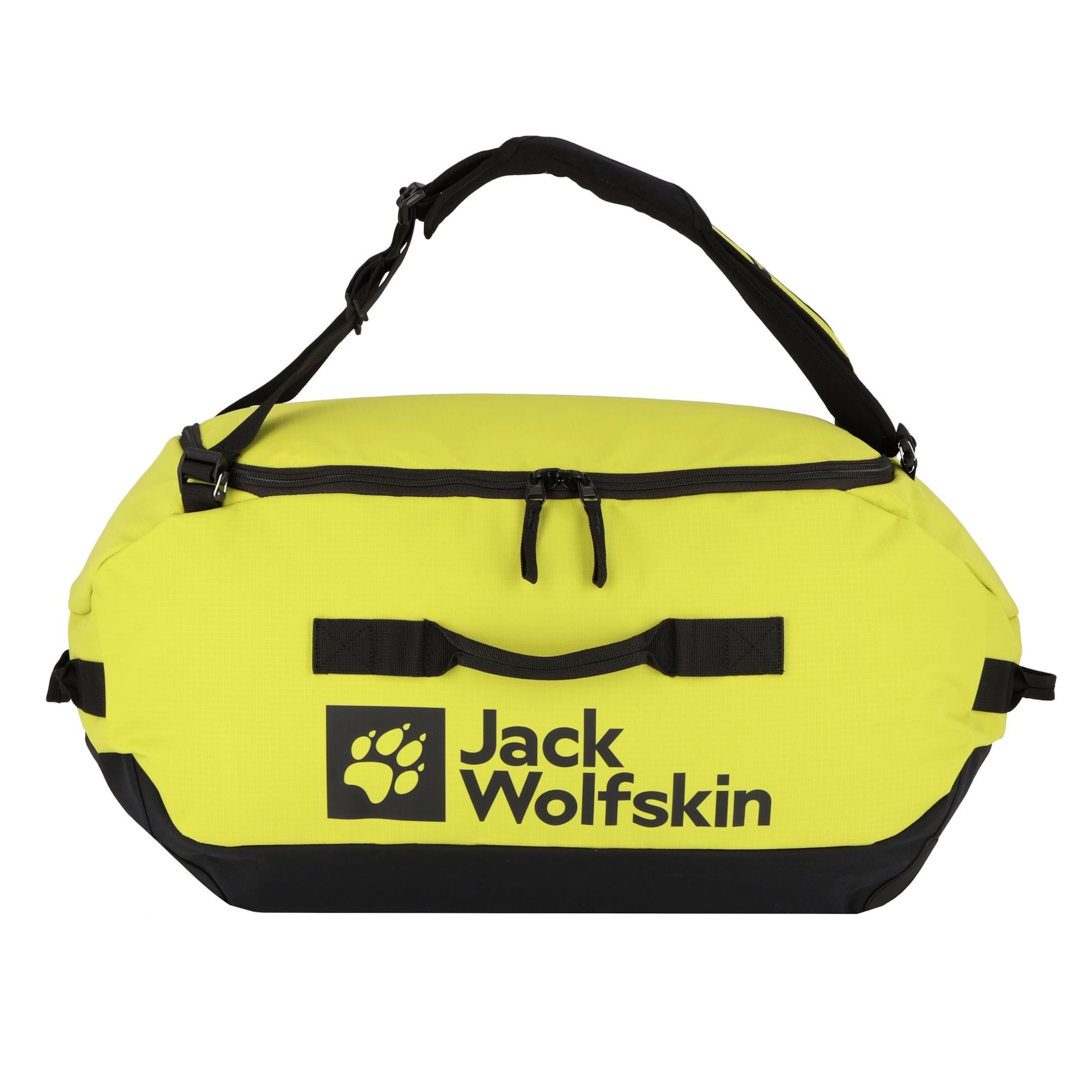 Borsa da viaggio 'All-In Duffle 65' di JACK WOLFSKIN in giallo: frontale