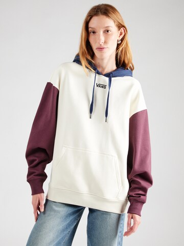 Sweat-shirt VANS en blanc : devant