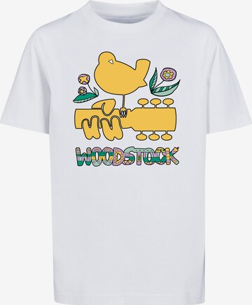 F4NT4STIC Shirt 'Woodstock Artwork' in White: front