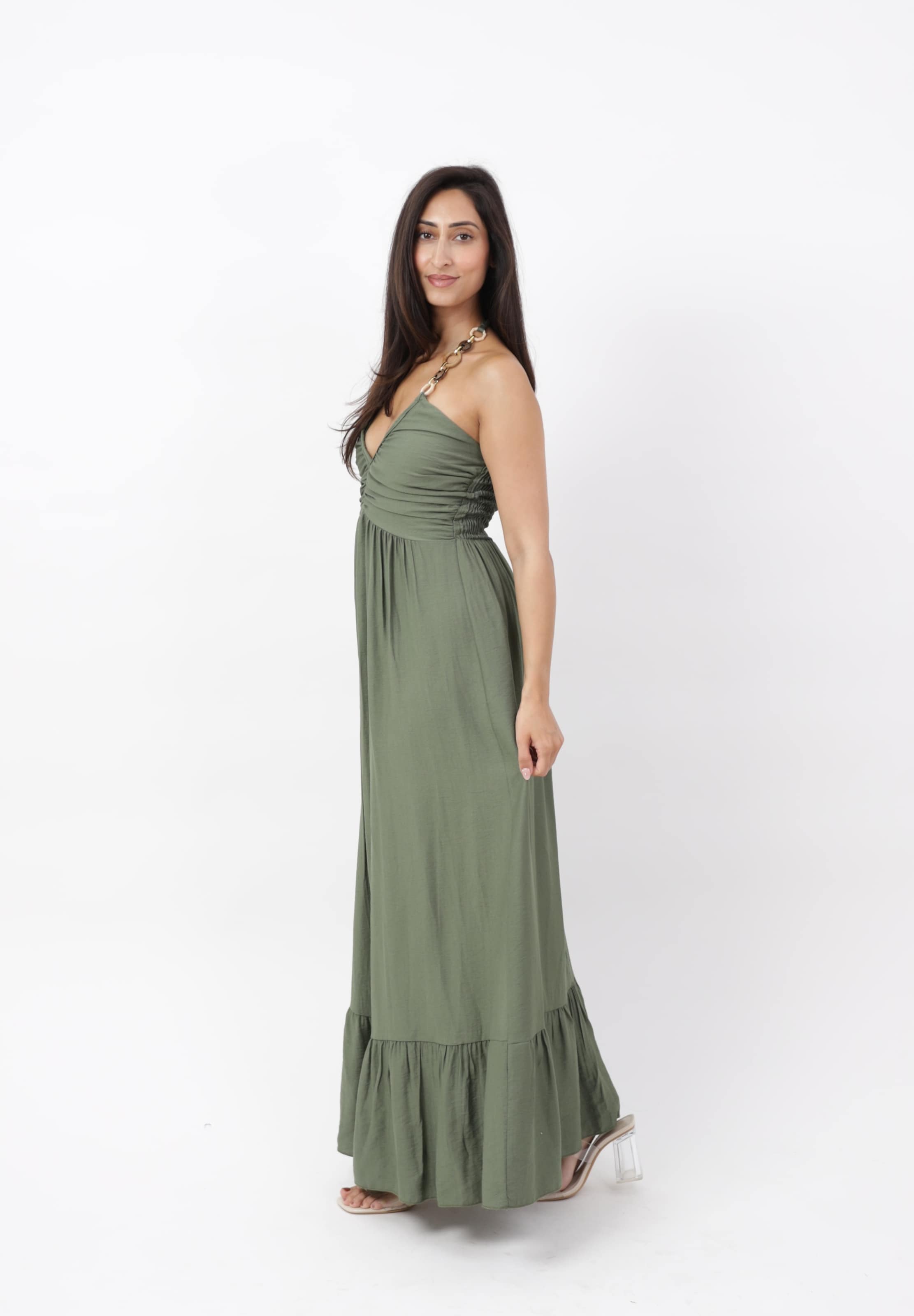 Robe d’été Elara en vert