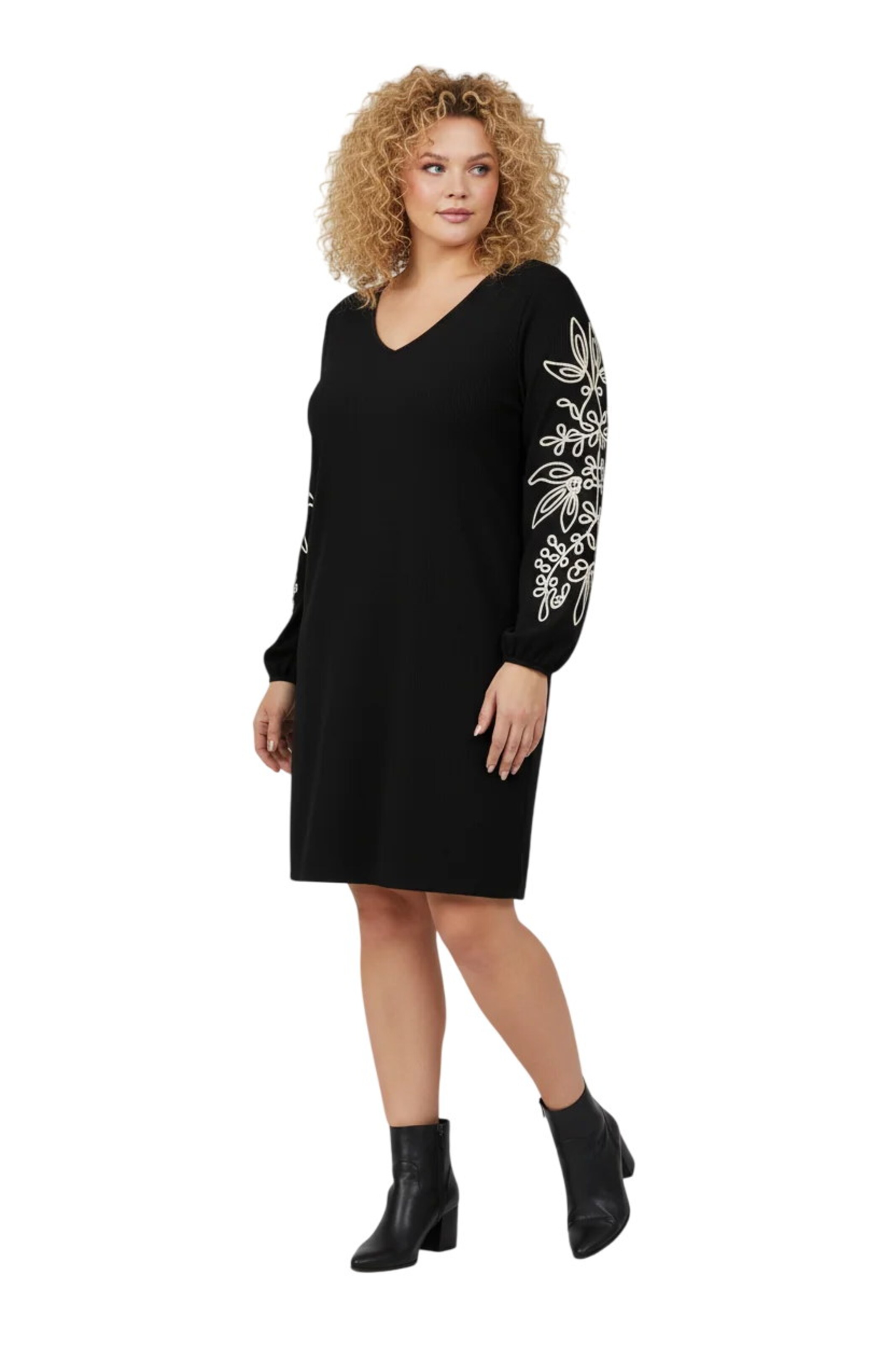 Shape Of You Kleid in Schwarz