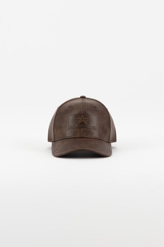 Cappello da baseball di ALPHA INDUSTRIES in marrone