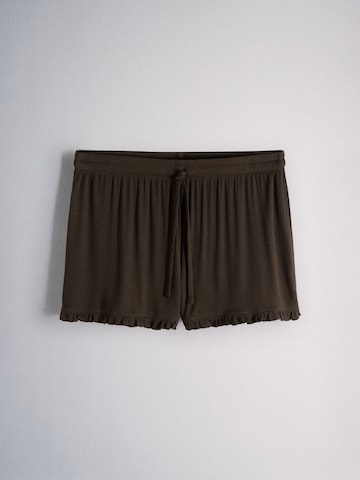 The Set Kratke hlače za spanje | rjava barva