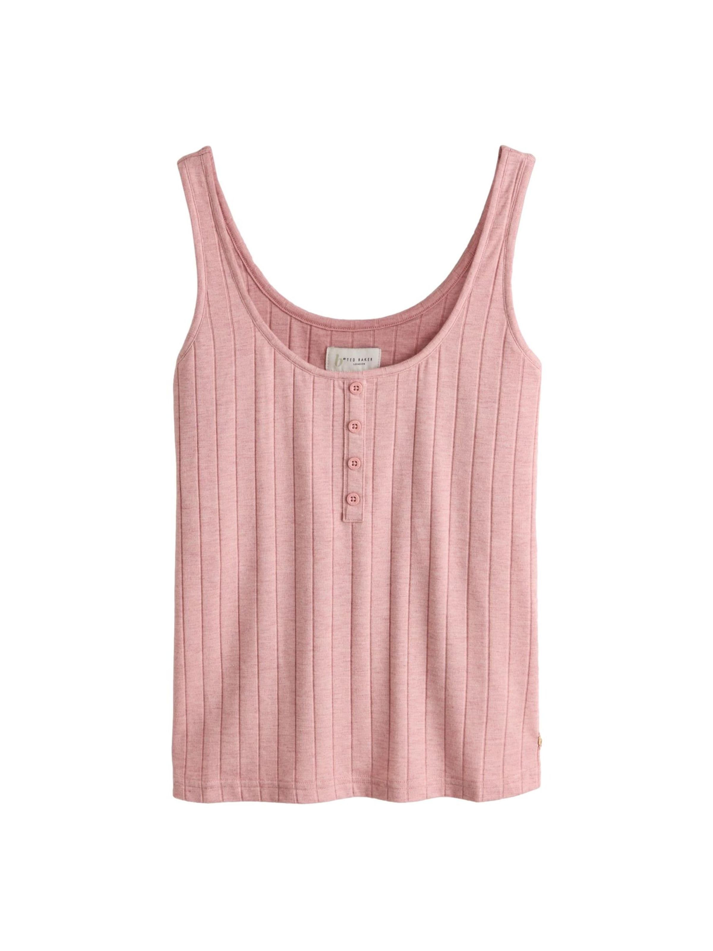 B by Ted Baker - Camiseta para dormir en rosa: frente