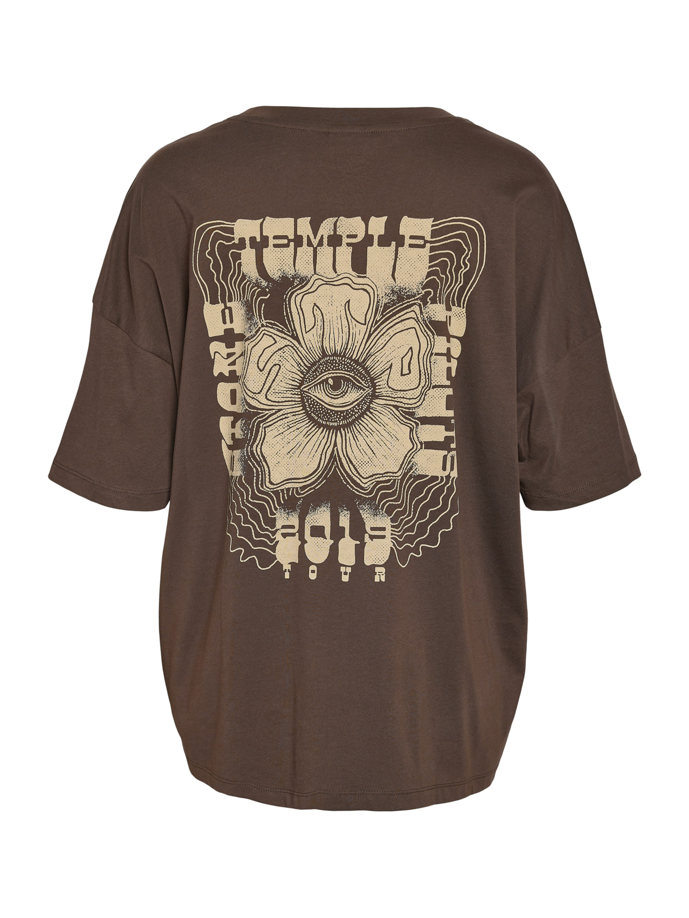 T-shirt oversize 'NMIDA' Noisy may en marron