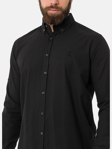 Coupe slim Chemise 'CH199' CIPO & BAXX en noir