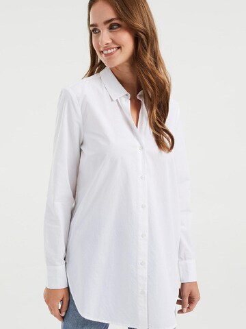 Camicia da donna di WE Fashion in bianco