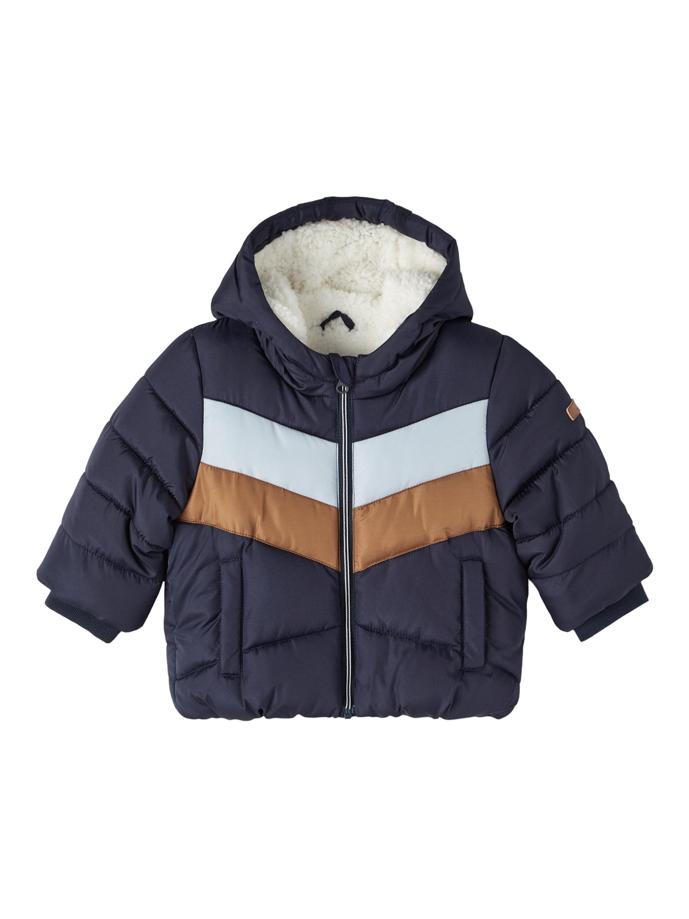 NAME IT Winter Jacket 'Marcos' in Blue: front