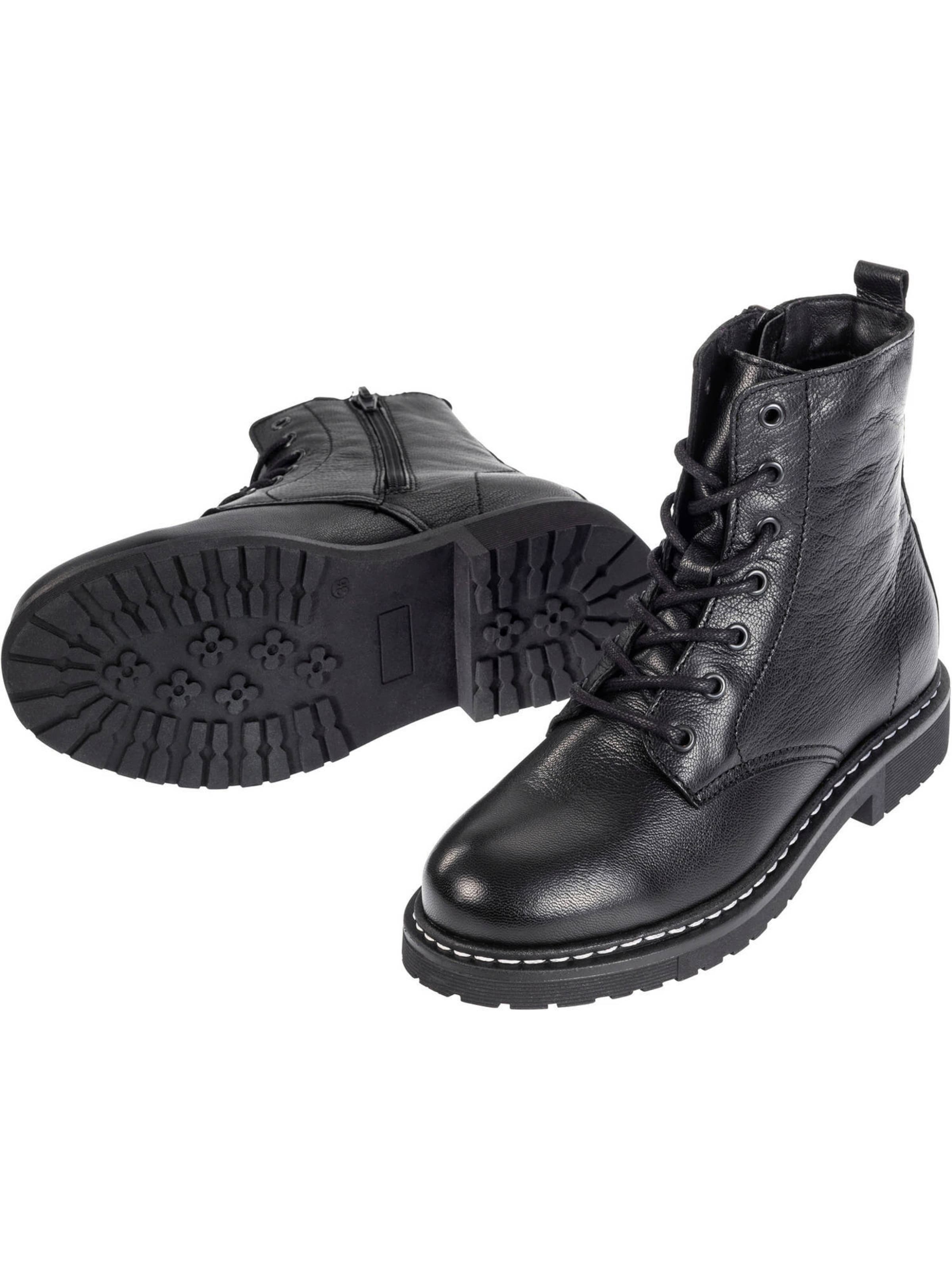 Palado Schnürstiefelette 'Biak' in Schwarz