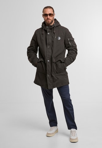 INDICODE JEANS Přechodová parka 'Idahoe' – hnědá