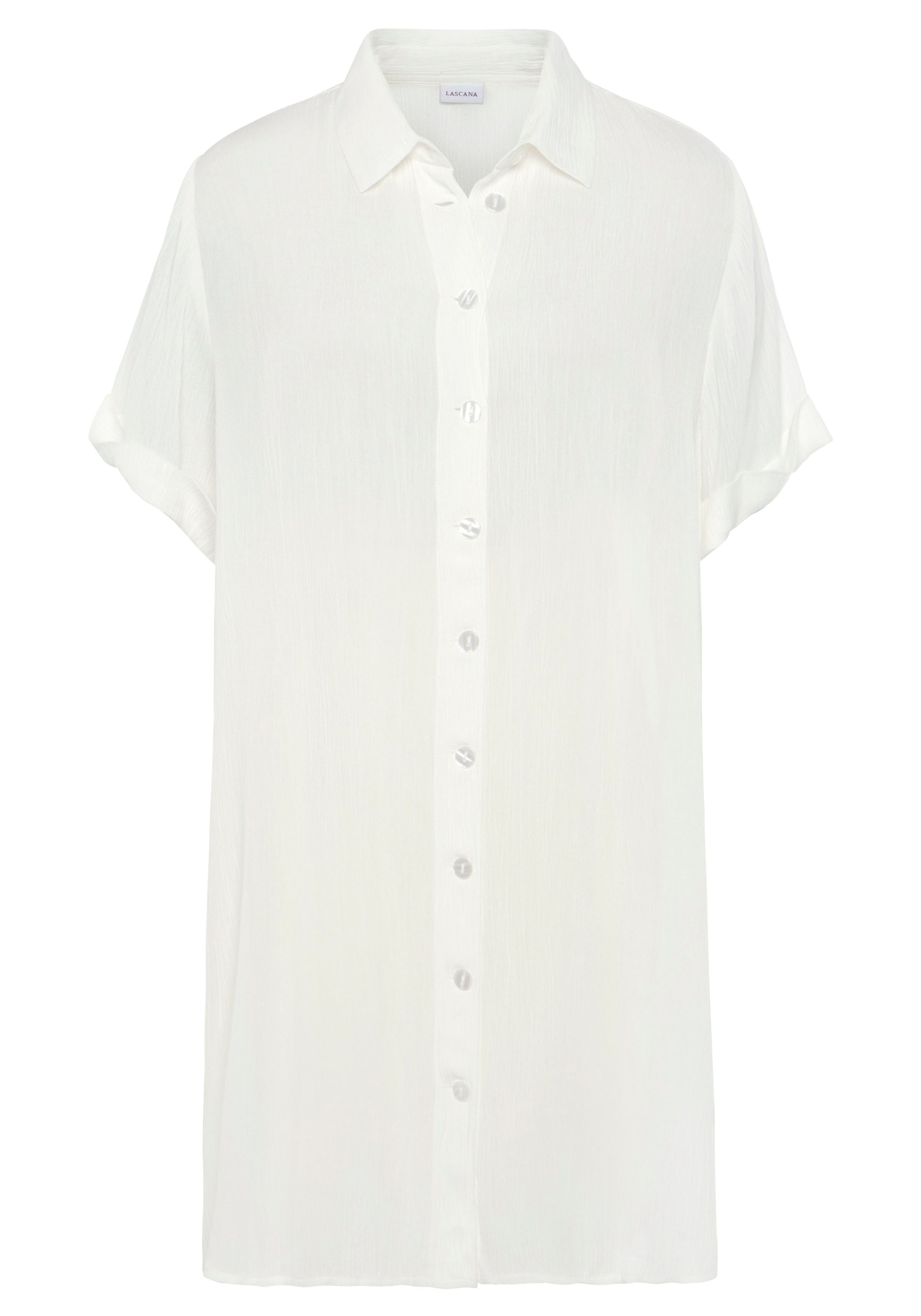 LASCANA Blouse in White: front