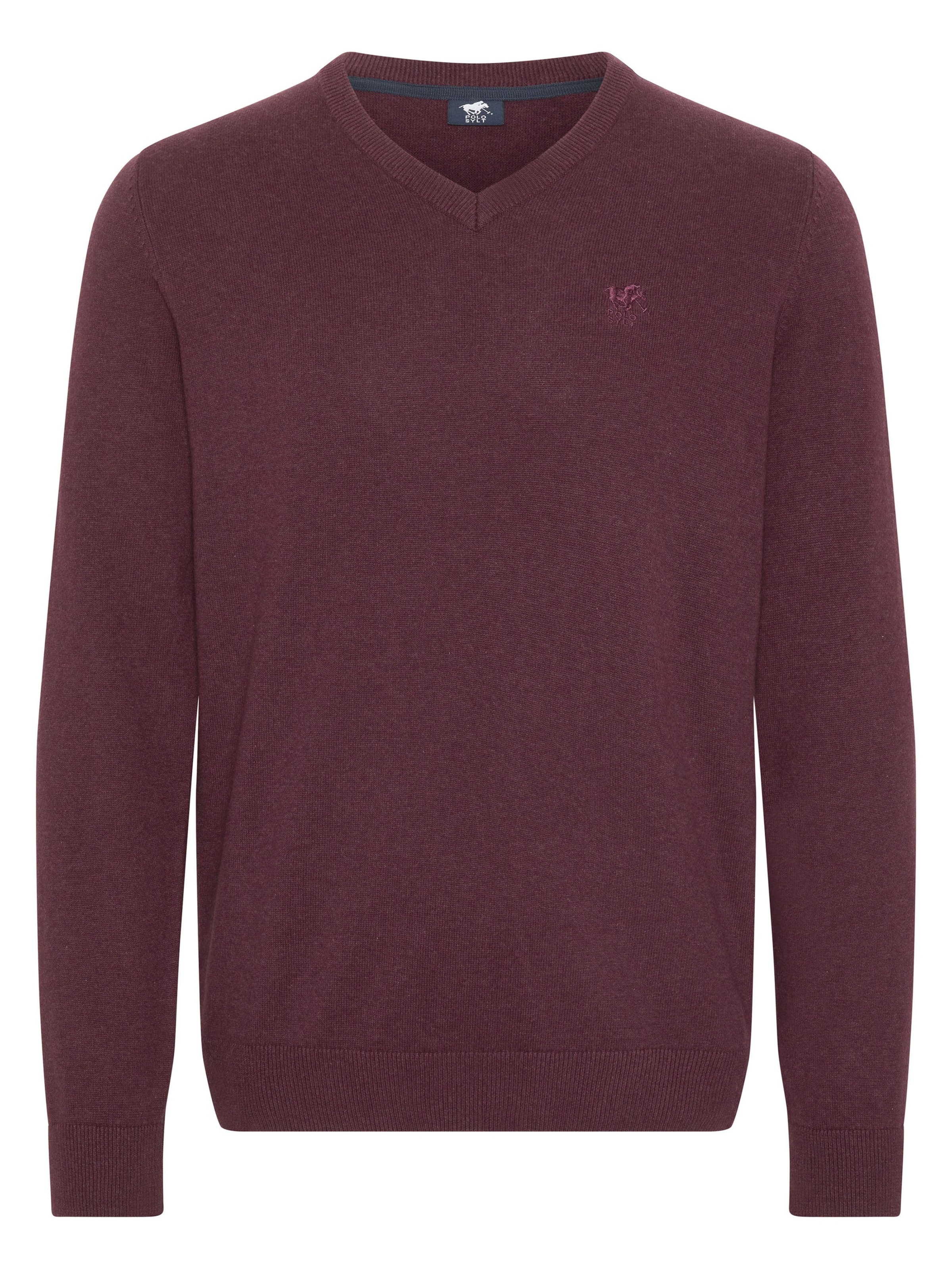 Polo Sylt Pullover in Rot: Vorderseite