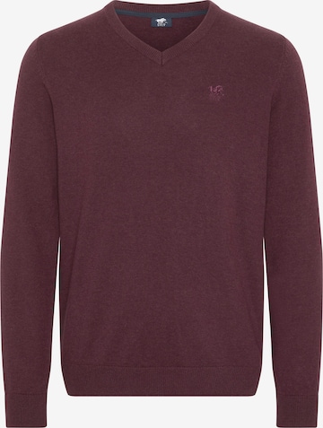 Polo Sylt Sweater in Red: front