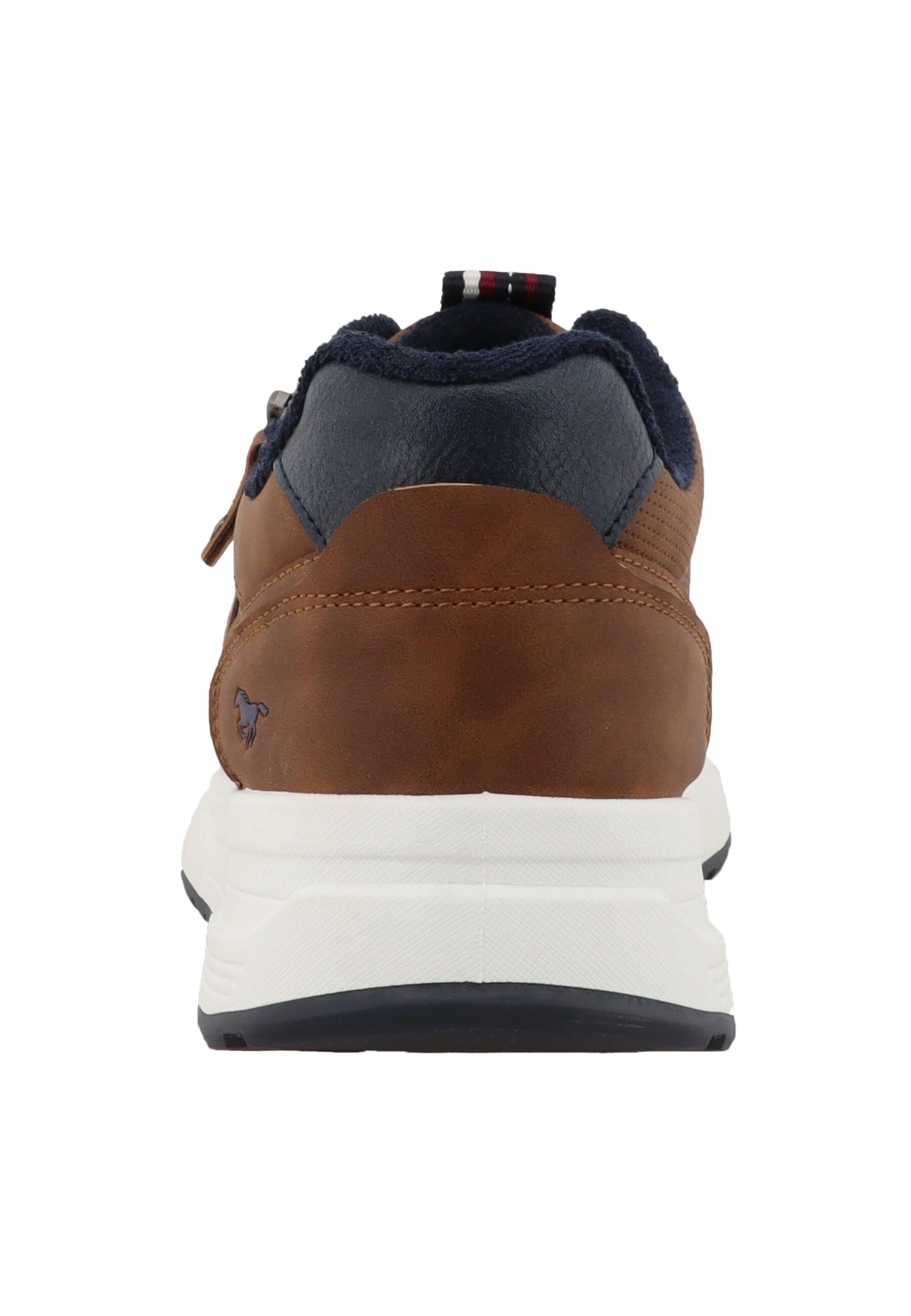 MUSTANG Tenisky 'Luciano' – hnědá