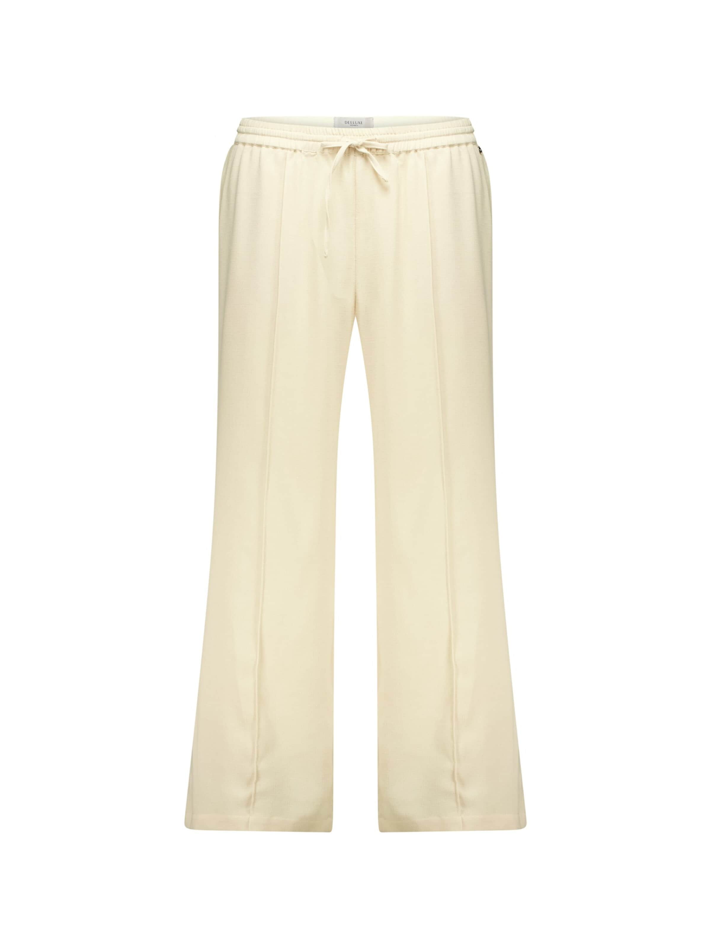 Loosefit Pantalon Deeluxe en beige : devant