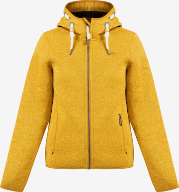 Schmuddelwedda Fleece Jacket in Yellow: front