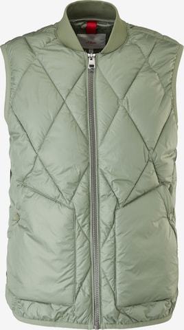 s.Oliver Vest in Green: front