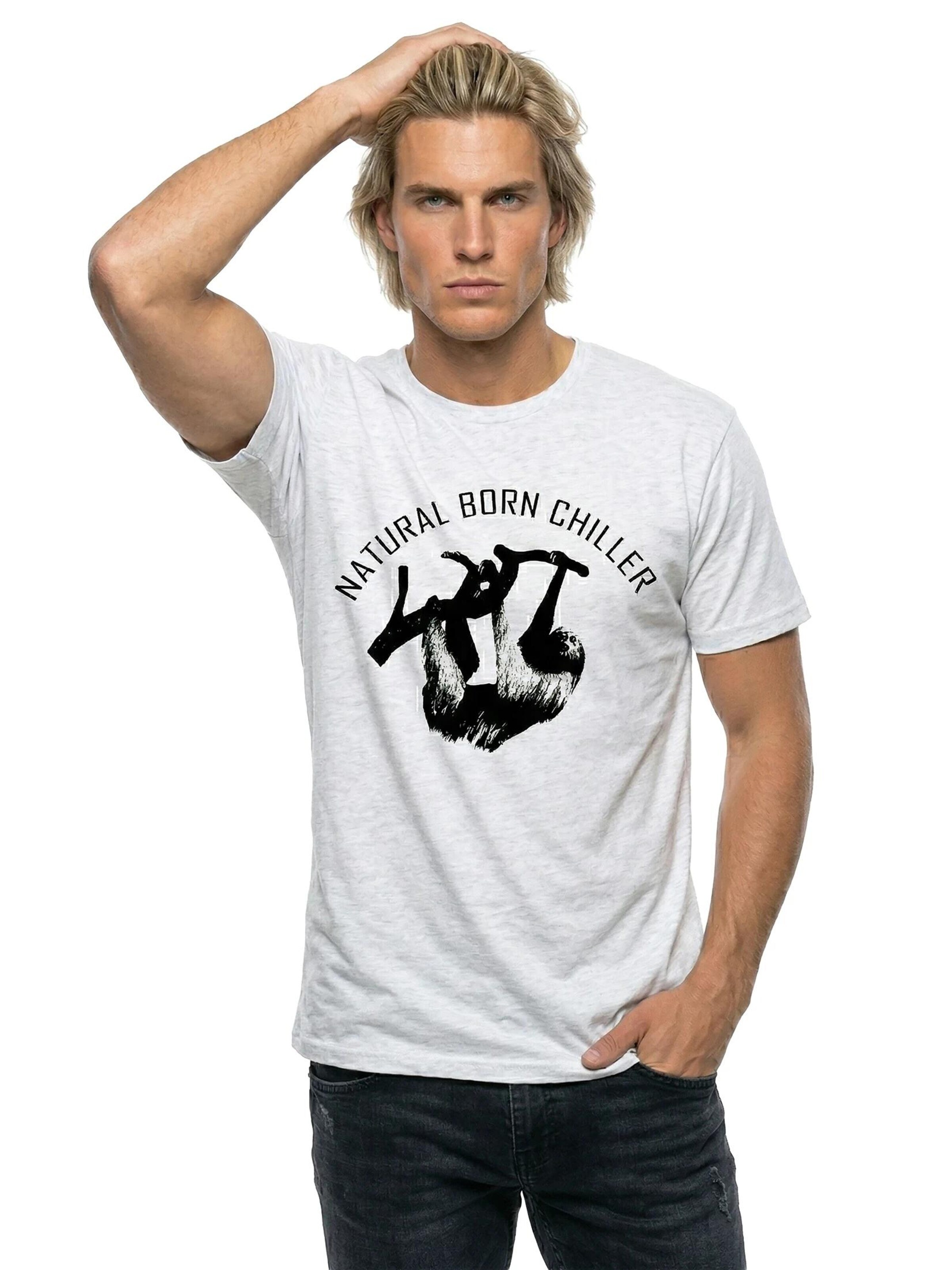 MAKAYA Shirt 'BornChiller' in White