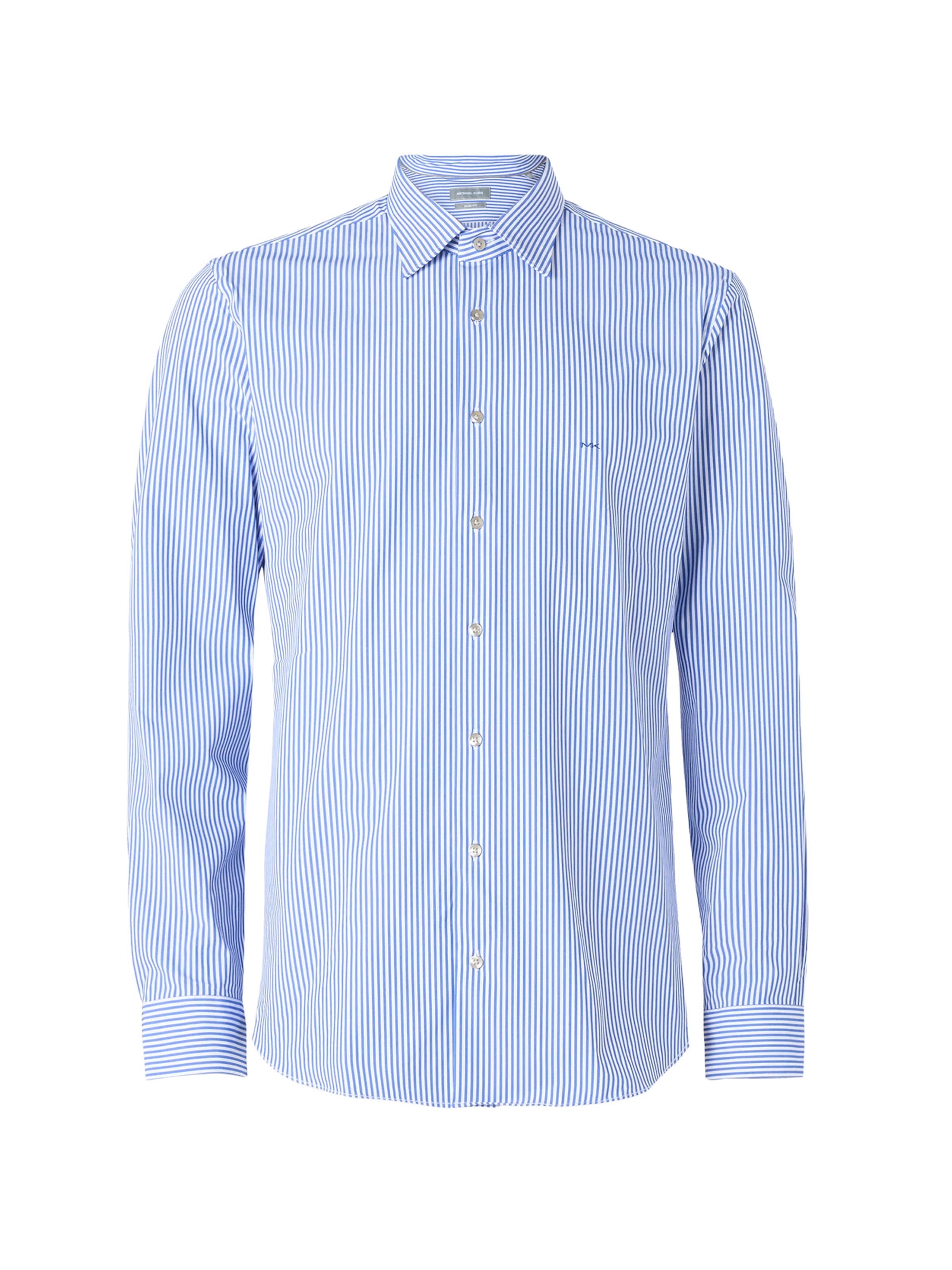 Michael Kors Regular fit Button Up Shirt in Blue: front