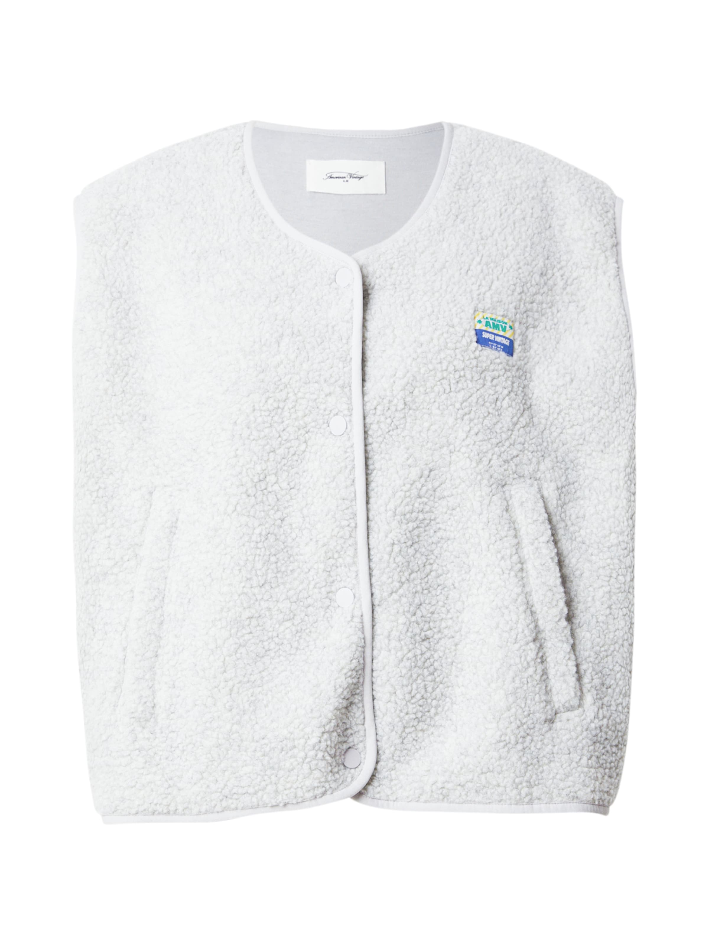 AMERICAN VINTAGE Kamizelka 'HOKTOWN' w kolorze szary: przód